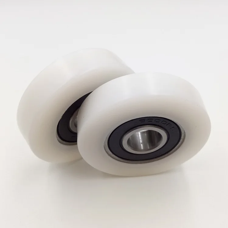 

1pcs Shower Room Pulley Iron/Ruber Cover for Sliding Glass Door Wheels Nylon Roller Copper Wheel Bathroom Roller Hanging Round