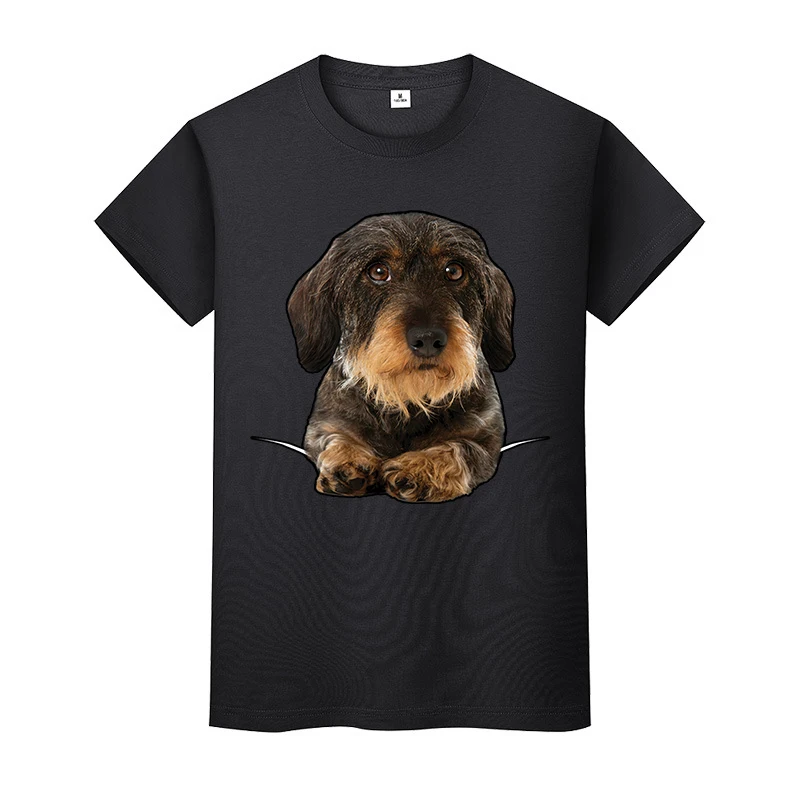 

High Quality Customized Print T Shirt for Men DIY Your Own Photo or Logo White Top Tees Woman Tshirts Size S-5XL Streetwear Dog