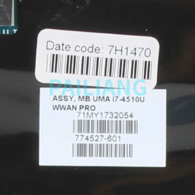 PAILIANG материнская плата для ноутбука HP Probook 430 G2 I7-4510U 774527-601 LA-B171P SR1EB DDR3 tesed - купить