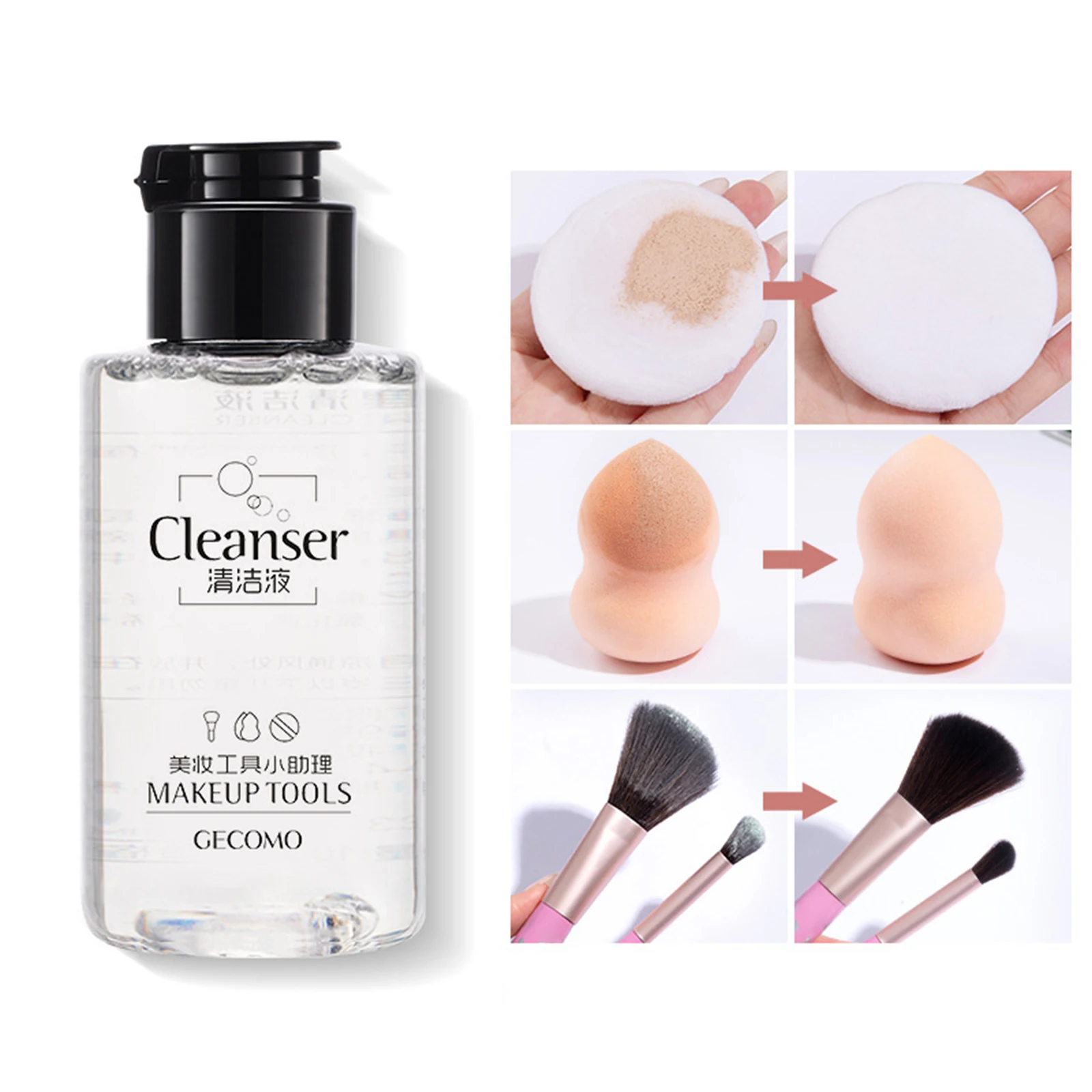 

Профессиональный макияж, средство для очистки, жидкость для мытья, жидкость для очистки воздушных подушек, губки, красота, яйцо, масло для мы...