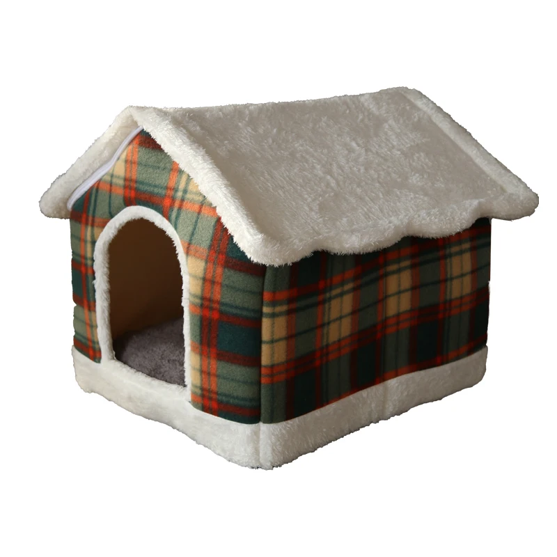

Cat kennel winter warm four seasons general enclosed house villa bed room can be removed and washed kennel pet cat supplies