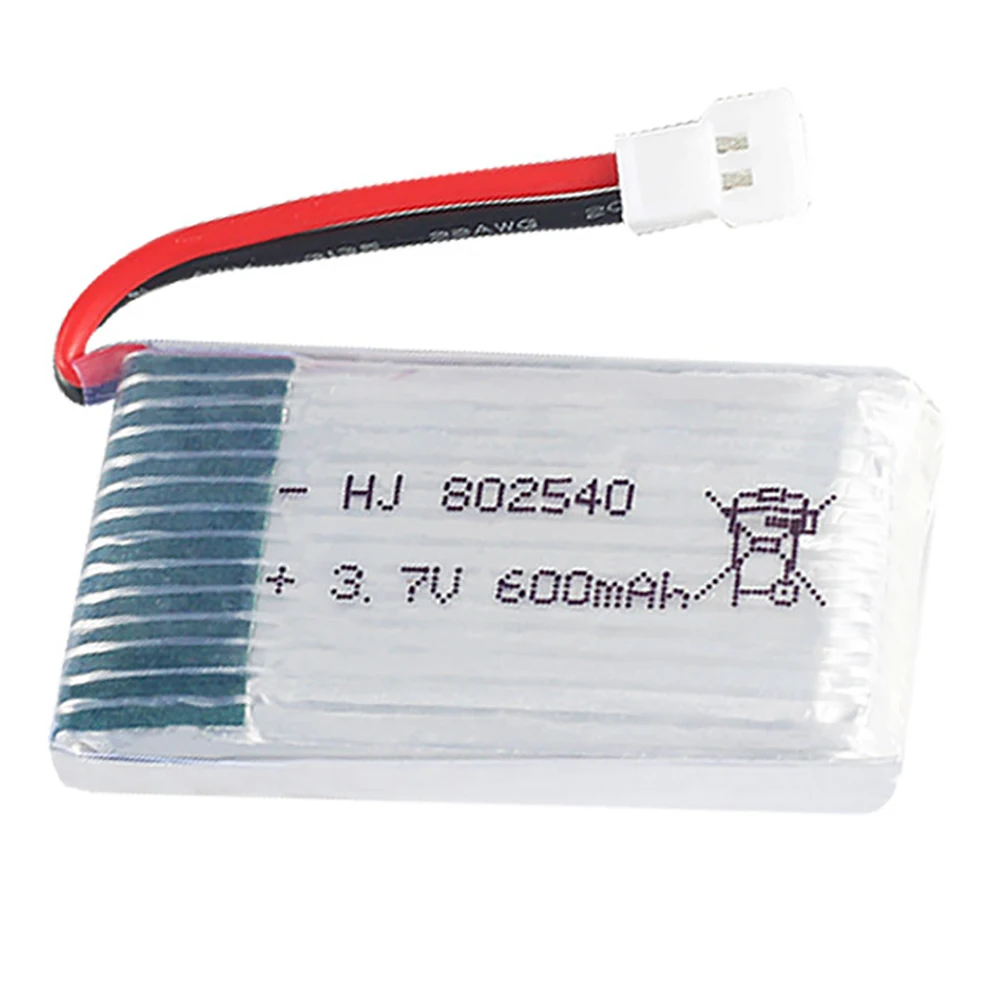 Аккумулятор 3 7 в 600 мА · ч 30C 802540 Lipo для Syma X5 X5C X5SW X5SC CX-30 M68 905 QX80 K60 модернизированный