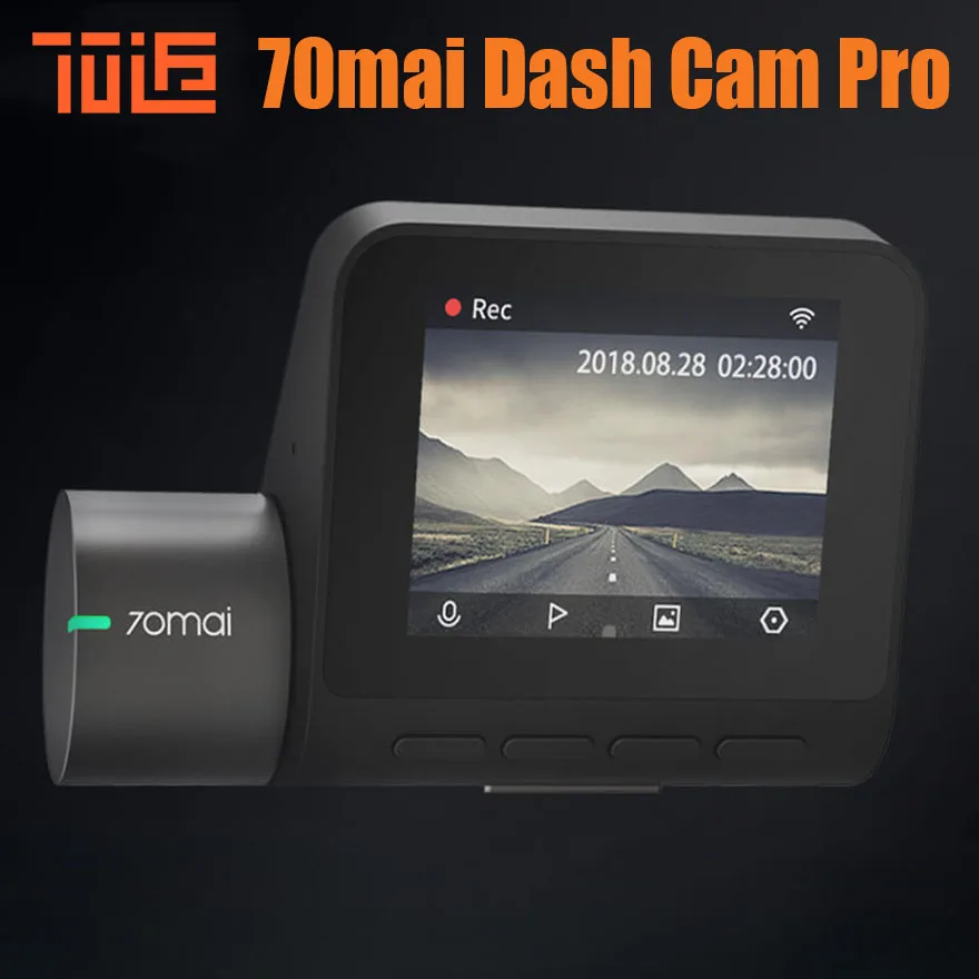 70mai Dash Camera Pro Car DVR английский Голосовое управление 140 градусов FOV с функцией WIFI