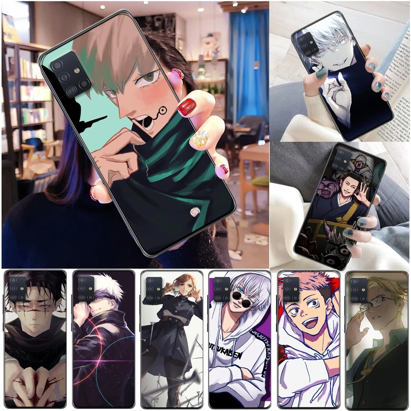 

Jujutsu Kaisen Satoru Gojo Sukuna Fushiguro Megumi Yuji Itadori Phone Case For Samsung Galaxy A51 4G 5G A71 Back Cover Cases