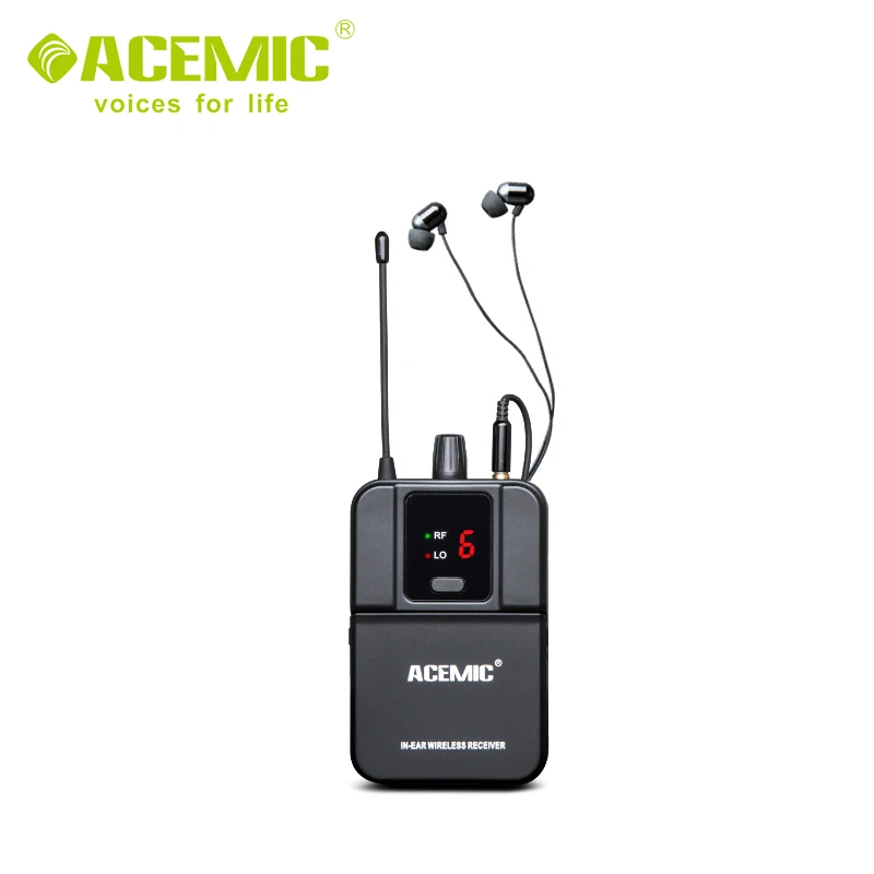 Быстрая ACEMIC EM-D04 четырехканальный беспроводной монитор в ухо система сценический монитор хорошее качество в уши - Цвет: D04