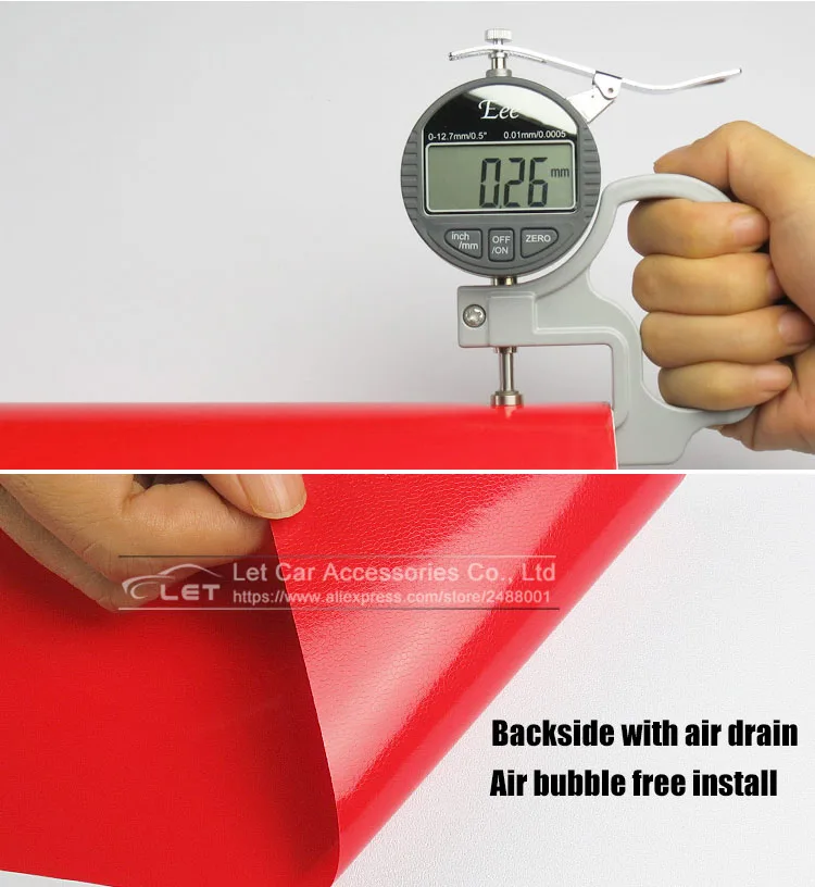 Красная глянцевая виниловая пленка для пианино лодок грузовиков компьютеров