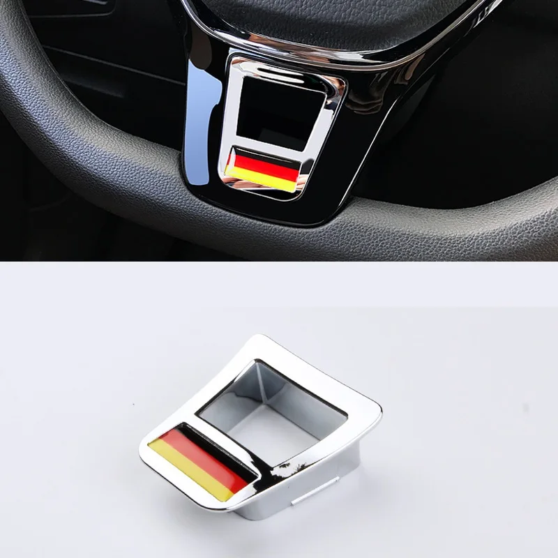 

Car Styling Steering Wheel Covers Stickers Accessories For GOLF 7 GTi MK7 POLO 2014 2015 Passat B7 2015 B8 MK6 Jetta