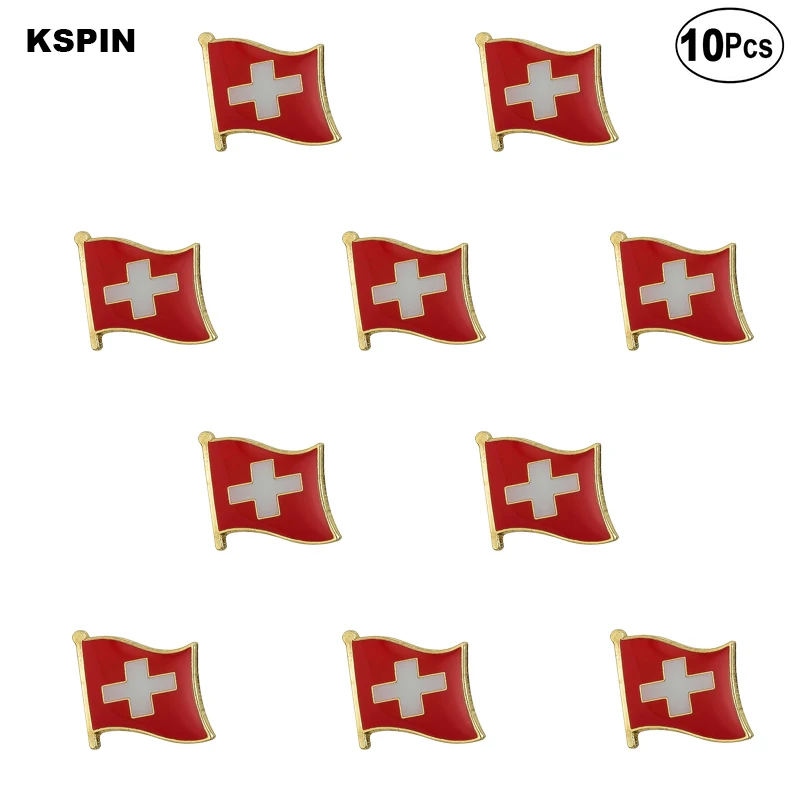 10 шт./партия броши в виде флага Португалии|Значки| |