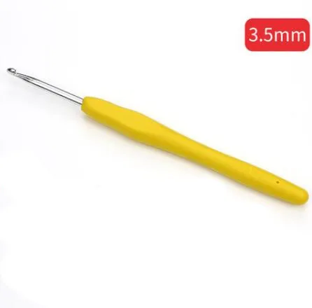 2pcs 2 шт многоцветные Пластиковые Крючки для вязания крючком спицы алюминиевые насадки для плетения ткацких станков Инструменты для вязания пряжи из шерсти diy товары для рукоделия - Цвет: 2pcs