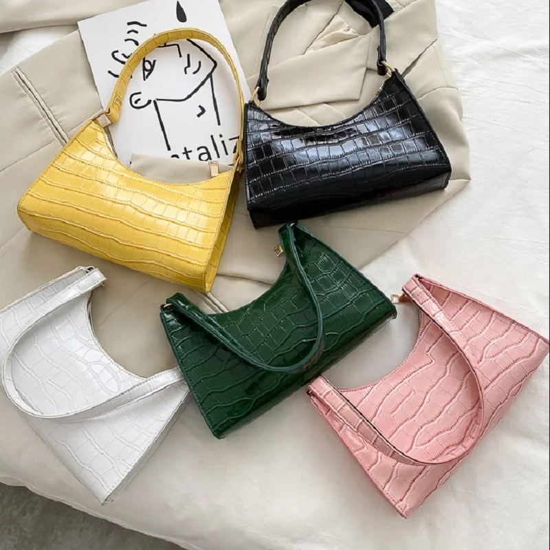 

Fashion Exquisite Shopping Bags Punk Casual Vintage Women's Totes Shoulder Bags Female Leather Solid Color Chain Women's Handbag