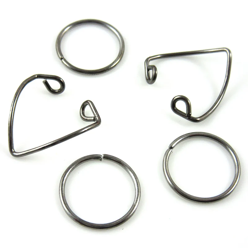 5Pcs/Set Classic Simple Rings for Women V Shape Circle Gun Black Gold Open Adjustable Joint Tail Ring Friendship Jewelry | Украшения и