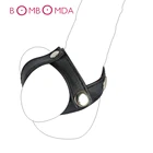 Кожаные мошонки, растягивающие яички, секс-игрушки для взрослых, игры на член, 2 кнопки, регулируемый размер, кольца на пенис, кольца на член