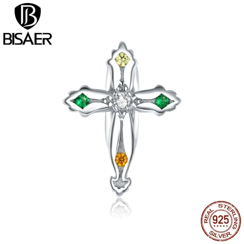 

Подвеска-крест из серебра 925 пробы с цирконом