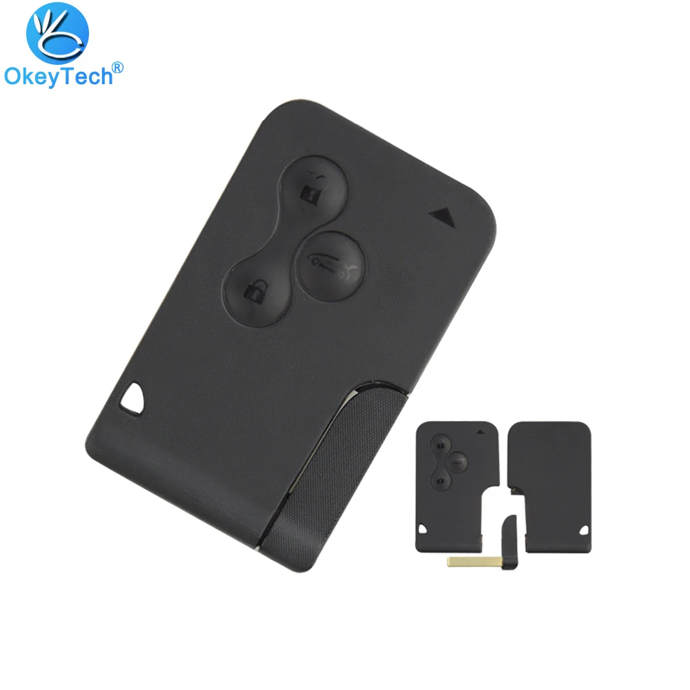 OkeyTech 3 кнопочный пульт дистанционного ключа вставка маленького лезвия запасной