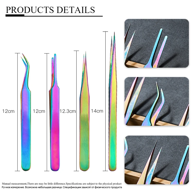 

MSRUIOO 25 Style Rainbow Stainless Steel Nail Cuticle Pusher Dead Skin Nipper Scissor Clipper Remover Nail Art Manicure Tools
