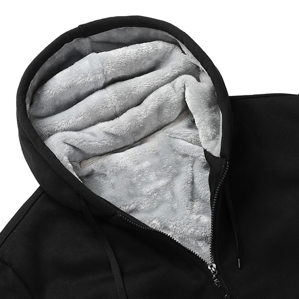 Размер США/ЕС Супер Теплые Толстовки мужские зимние толстые флисовые куртки