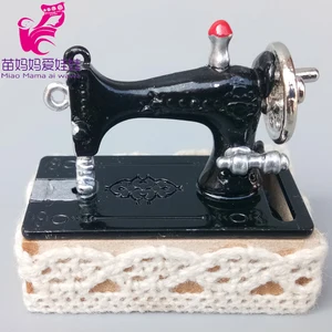 Аксессуары для кукольного домика bjd 16, миниатюрная имитация цветочных горшков, бочка для вина, чемодан, душевая кастрюля, швейная машина для куклы Барби