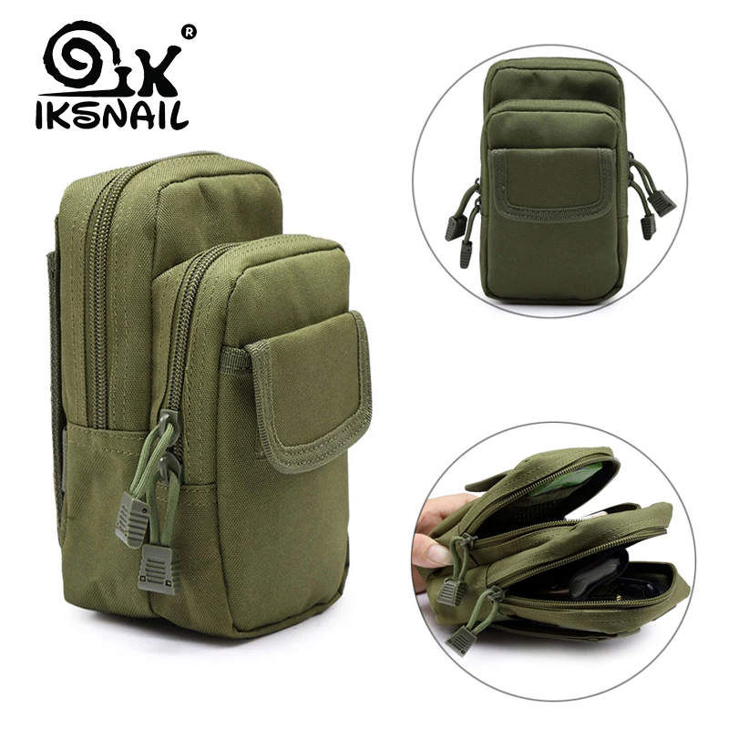 Тактический поясной ремень IKSNAIL поясная сумка для спорта военный рюкзак бега