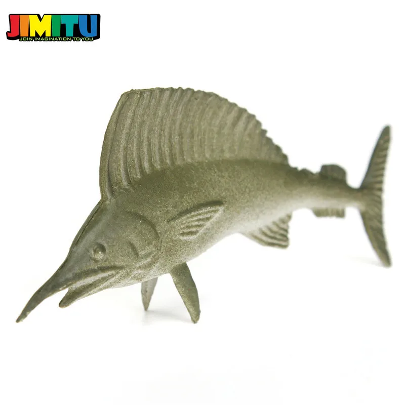 JIMITU 12 шт./компл. 4,5-8 см Пластик морской фигурки животных животные океана Морская жизнь Акула китовый Краб детские игрушки