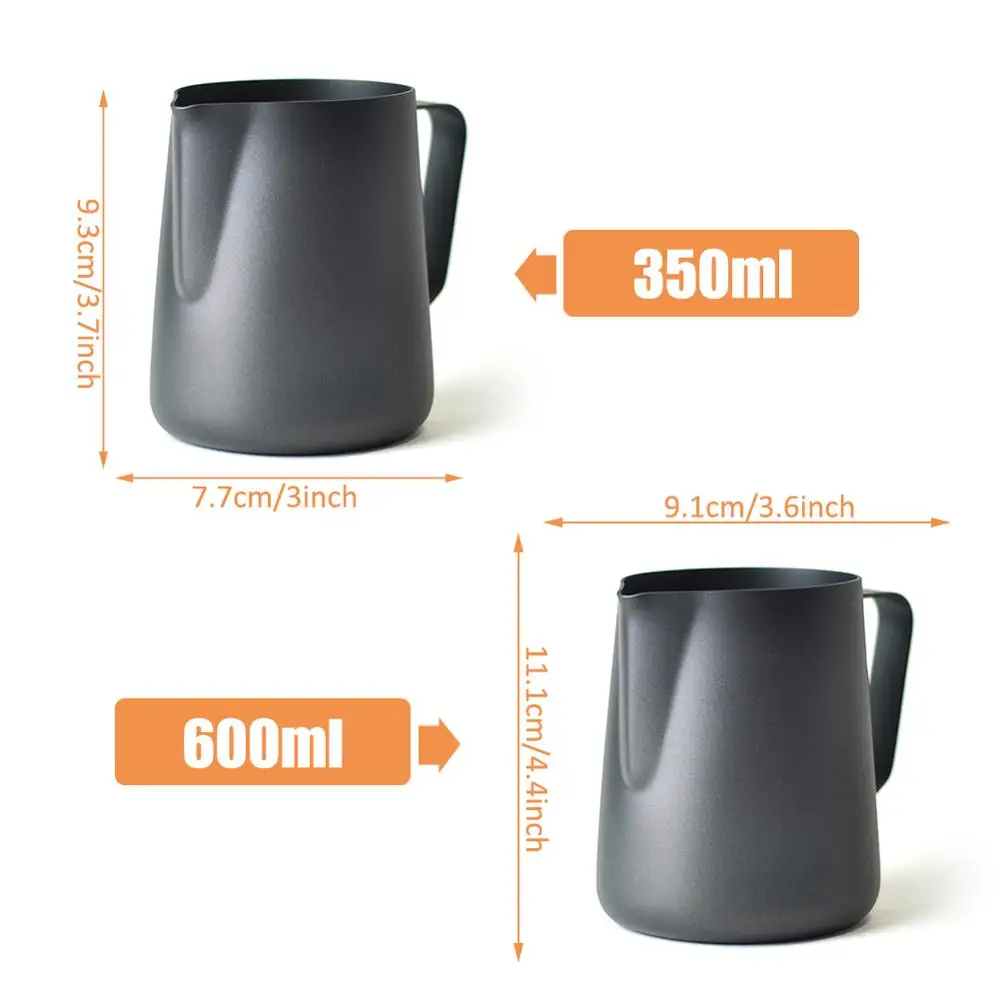 Антипригарным Нержавеющая сталь кувшин для вспенивания молока эспрессо Кофе