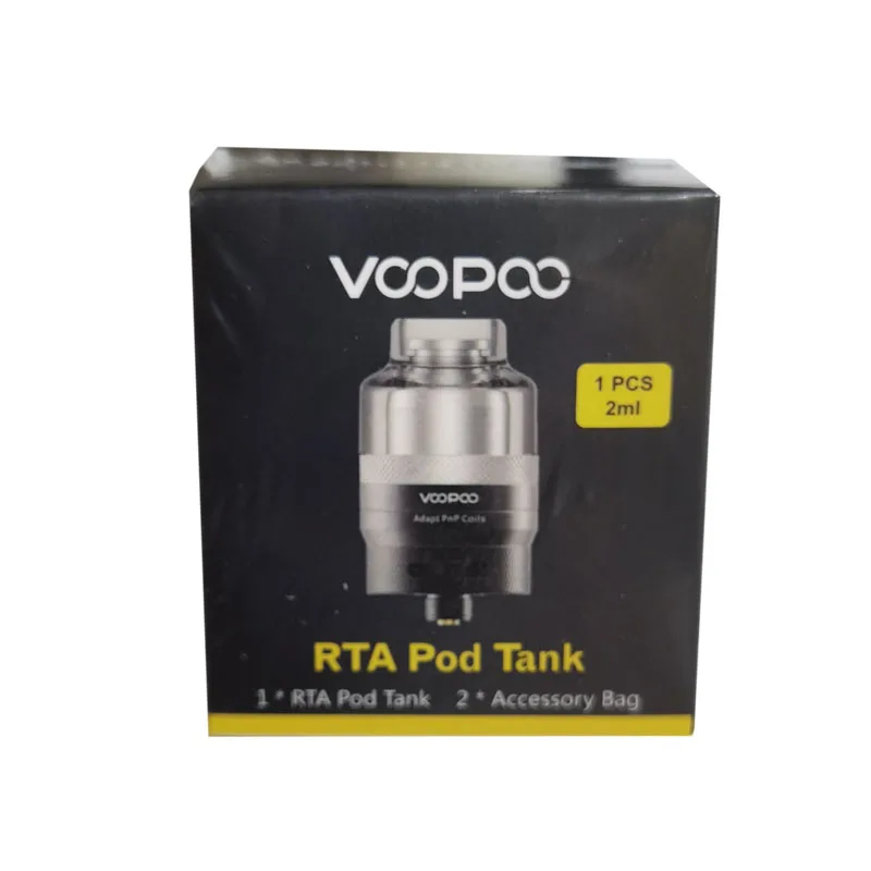 Картридж VOOPOO RTA POD 2 мл с одной катушкой 510 нитей|Атомайзеры электронных сигарет| |