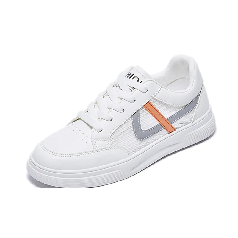 

Mesh Small White Shoes Women's 2021 Summer New Flat-bottomed Running Shoes Street Beat Tide Shoes A301