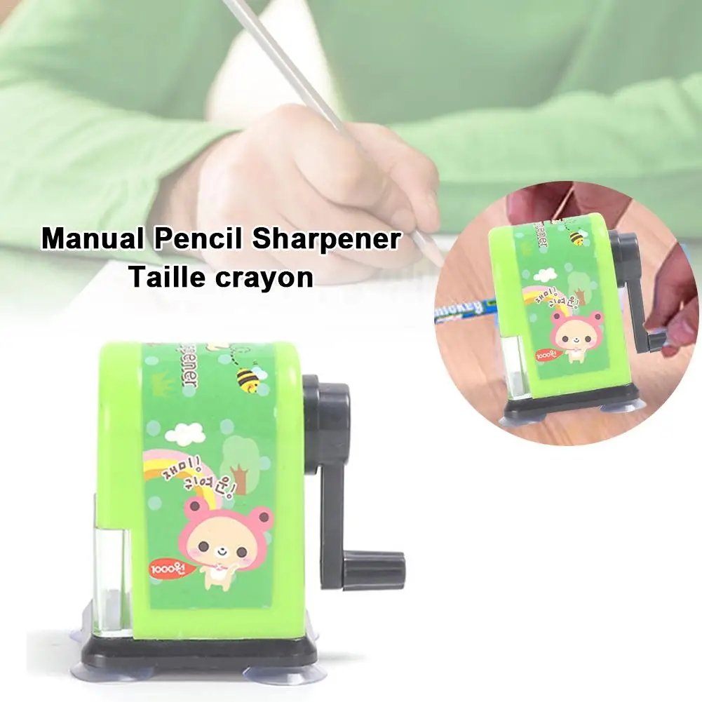 Детская ручная точилка для карандаша симпатичная мультяшная школьные