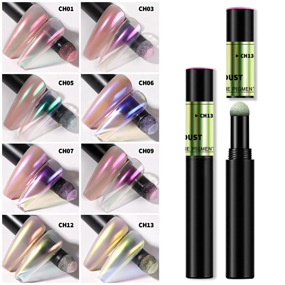 Неоновая Аврора Порошковая воздушная подушка волшебная ручка голографическая