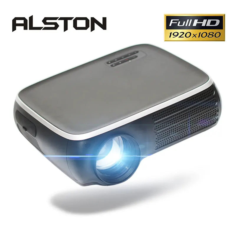 

ALSTON M8S Basic Version Full HD 1080P Projector 4K 7000 Lumens Cinema Beamer