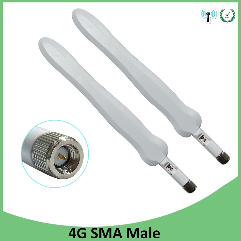 20 штук 4G LTE Антенна SMA мужской коннектор 10DBI 3G Антена внешняя направленная водонепроницаемая антенна для беспроводного модема-роутера.