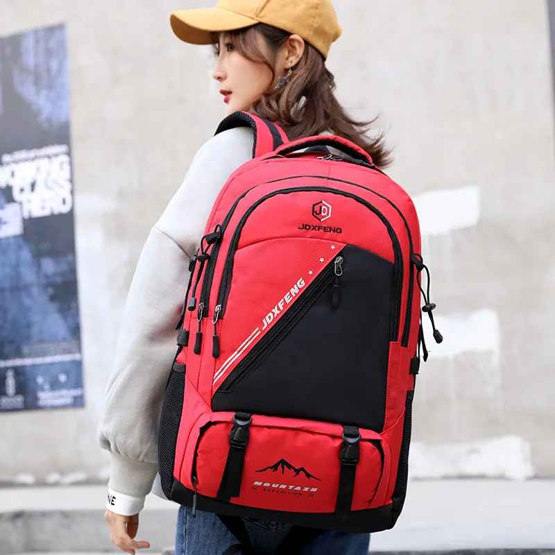 Новинка 2022, мужской рюкзак, Модная легкая вместительная уличная дорожная сумка для альпинизма, Женская Студенческая школьная сумка