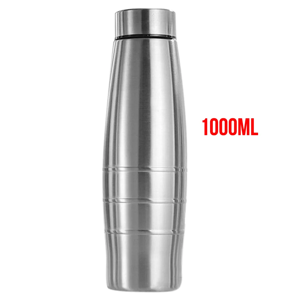 

High Quality Stainless Steel Water Bottle Metal Running Drinks Flask Sport & Gym