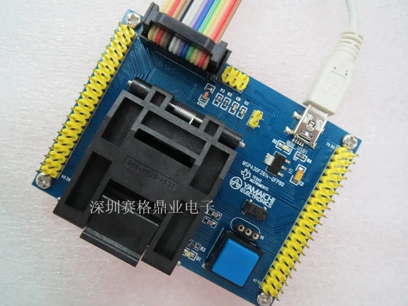 Оригинальное тестовое сиденье TI IC MSP430F261X программируемая схема для сжигания