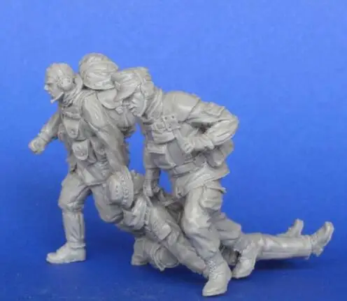 1/35 Набор для моделирования из смолы фигурка поврежденного солдата|Наборы сборки