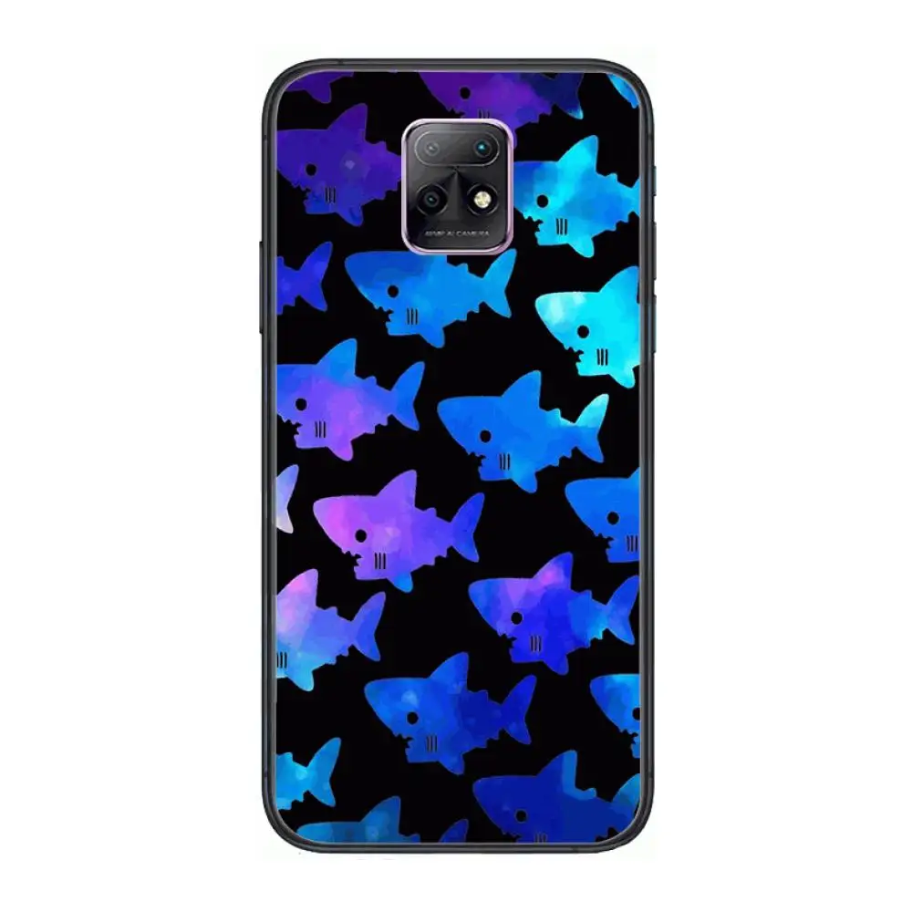 

Shark wallpaper Phone Case For XiaoMi Redmi 10X 9 8 7 6 5 A Pro S2 K20 T 5G Y1 Anime Black Cover Silicone Back Pretty