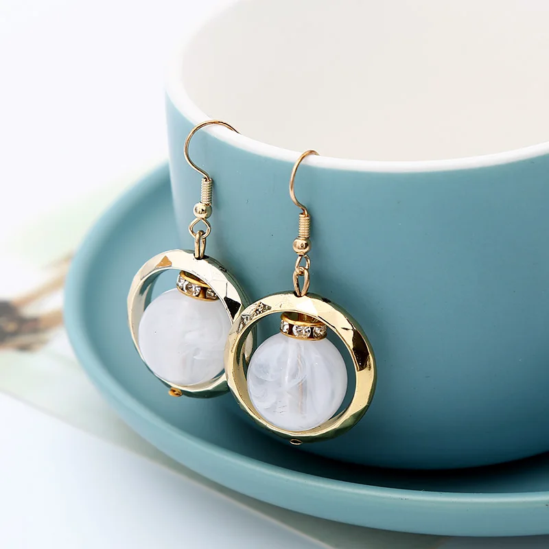 Набор акриловых ювелирных изделий в стиле бохо для женщин модные роскошные