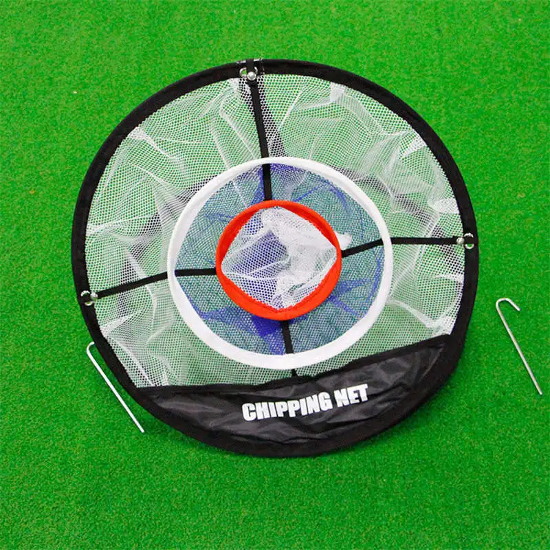 

WolFAce Golf Pop UP Indoor Outdoor Chipping Pitching Cages Mats Practice Easy Net Golf Training Aids Golf Chipping Practice Net