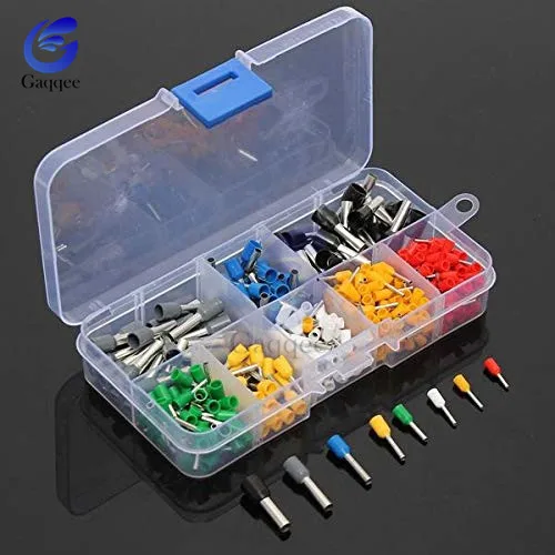 400 шт./компл. AWG 22 10 комплект изолированных штырьковых клемм штырькового