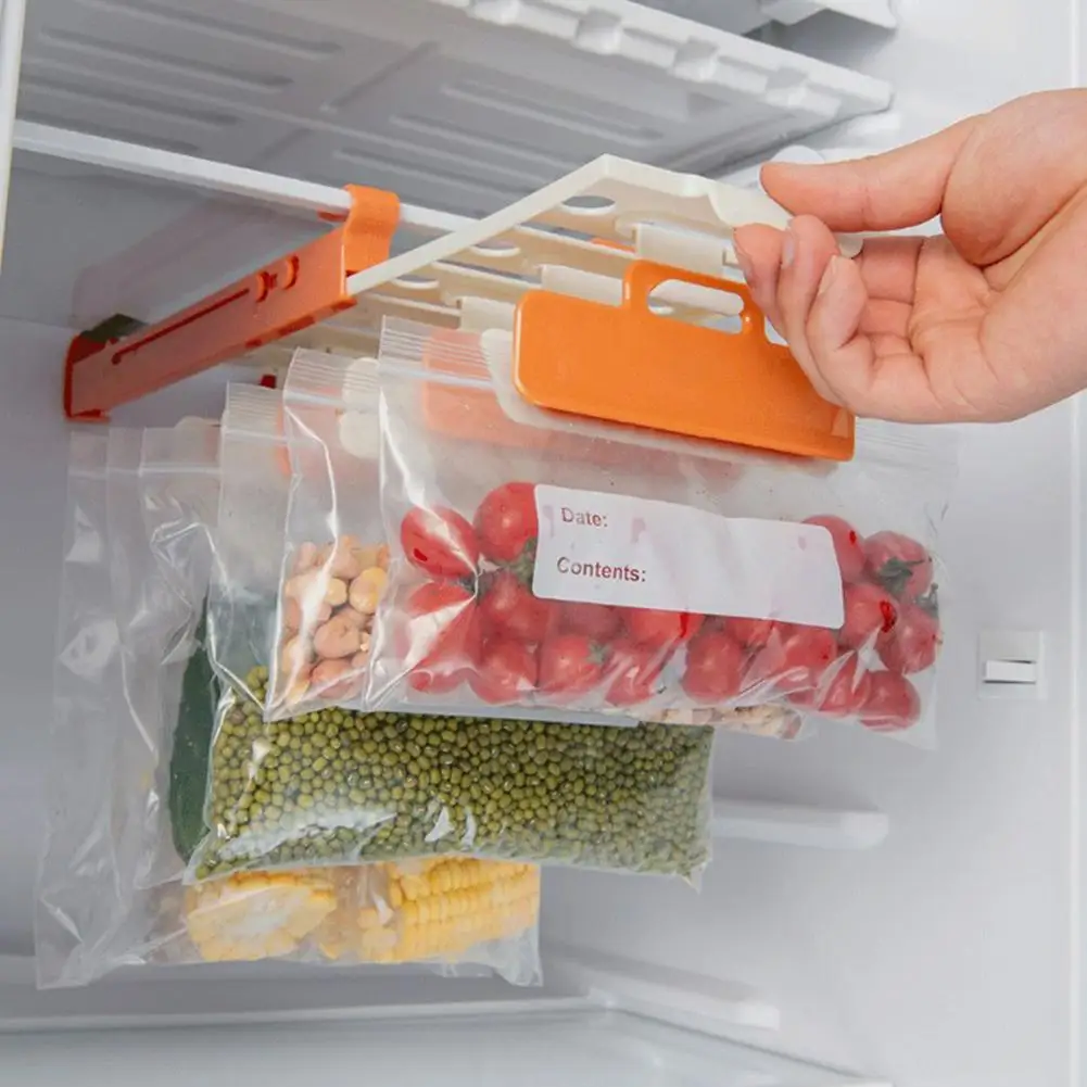 

Refrigerator Easy Store Organizer Organizes 6 Bags Perfect for Leftovers Keep Food Fresh Easy to See Quick Access Slide Tra