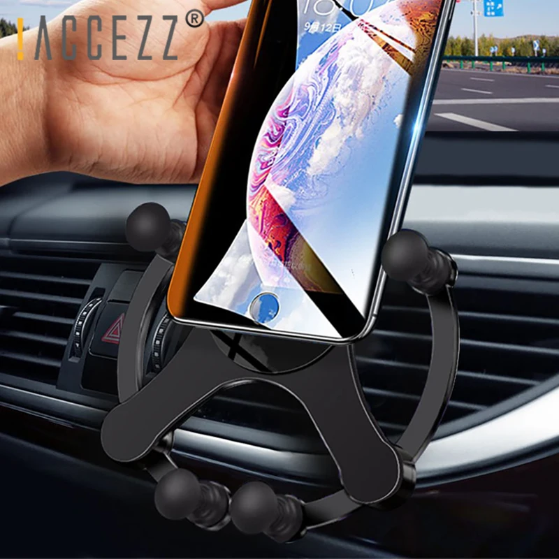ACCEZZ автомобильное зарядное устройство держатель универсальный для iPhone 11 Pro Max huawei Xiaomi держатель на вентиляционное отверстие автомобиля Беспроводное зарядное устройство Подставка для телефона