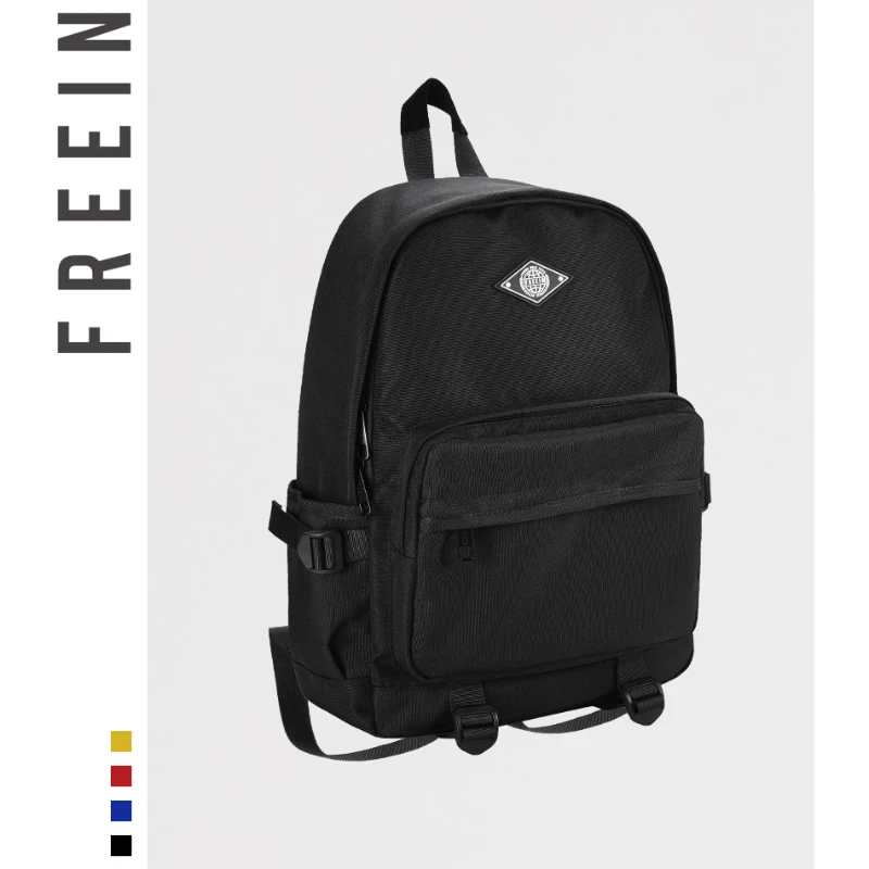 

FREEIN New 2021 Fashion Women Backpack Oxford Cute Casual Backpack Solid Color Nylon Shoulder Teenager Girl Student School Bags