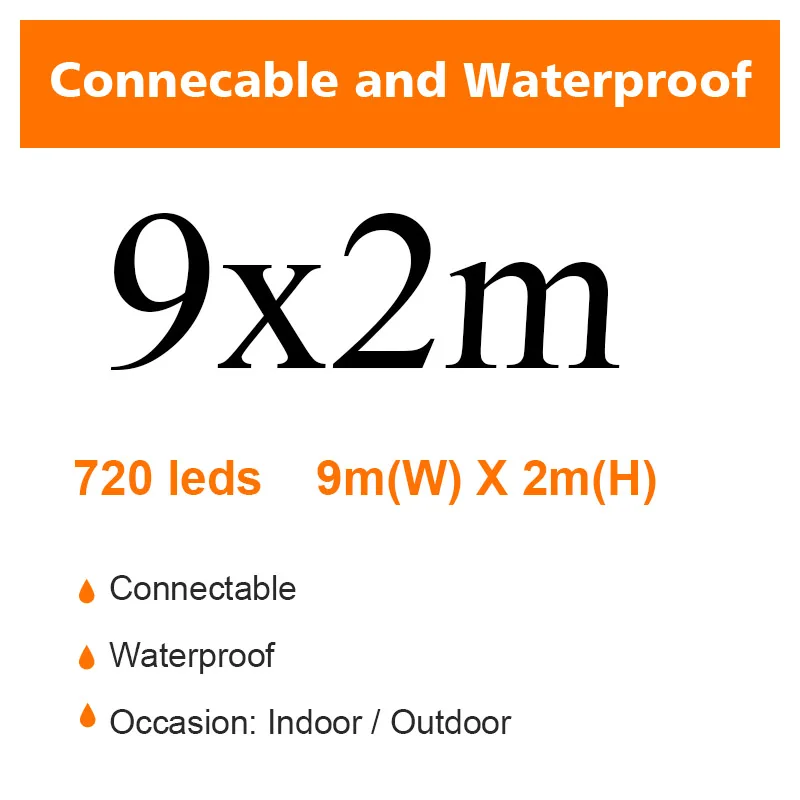 9M x 2M 720leds 960 светодиодный S светодиодный светильник для занавесок s гирлянда светильник Сосулька Рождество Крытый Открытый Свадебный светильник ing домашние вечерние Gararden Декор - Испускаемый цвет: 9M x 2M 720leds