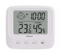 LCD Digital Temperature Humidity Meter Backlight Home Indoor Electronic Hygrometer Thermometer Weather Station Baby Room
