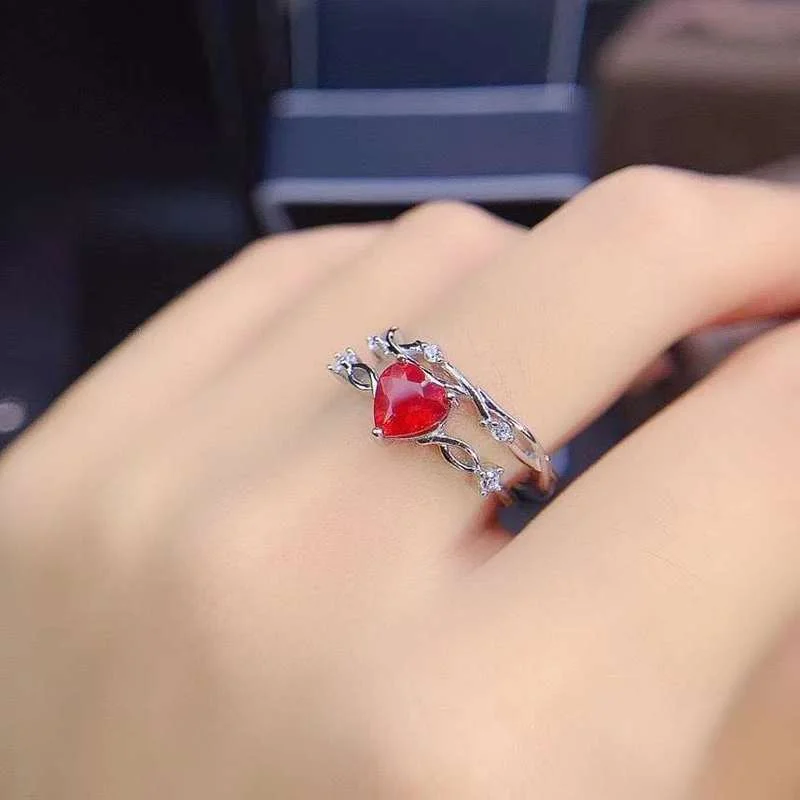 

925 Sterling Silver Rings for Women Sunstone Ring Wedding Rings Classic Ring Party Silver 6*6MM
