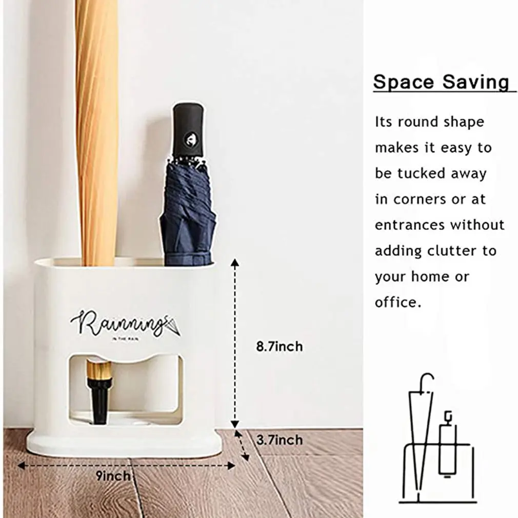 

Creative Plastic Umbrella Storage Rack MultiFunction Home Living Room Hotel Drain Practical Umbrella Rack