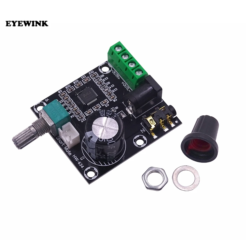 Горячая Распродажа мини Hi Fi PAM8610 Плата усилителя звука 2X10W двухканальный D класс