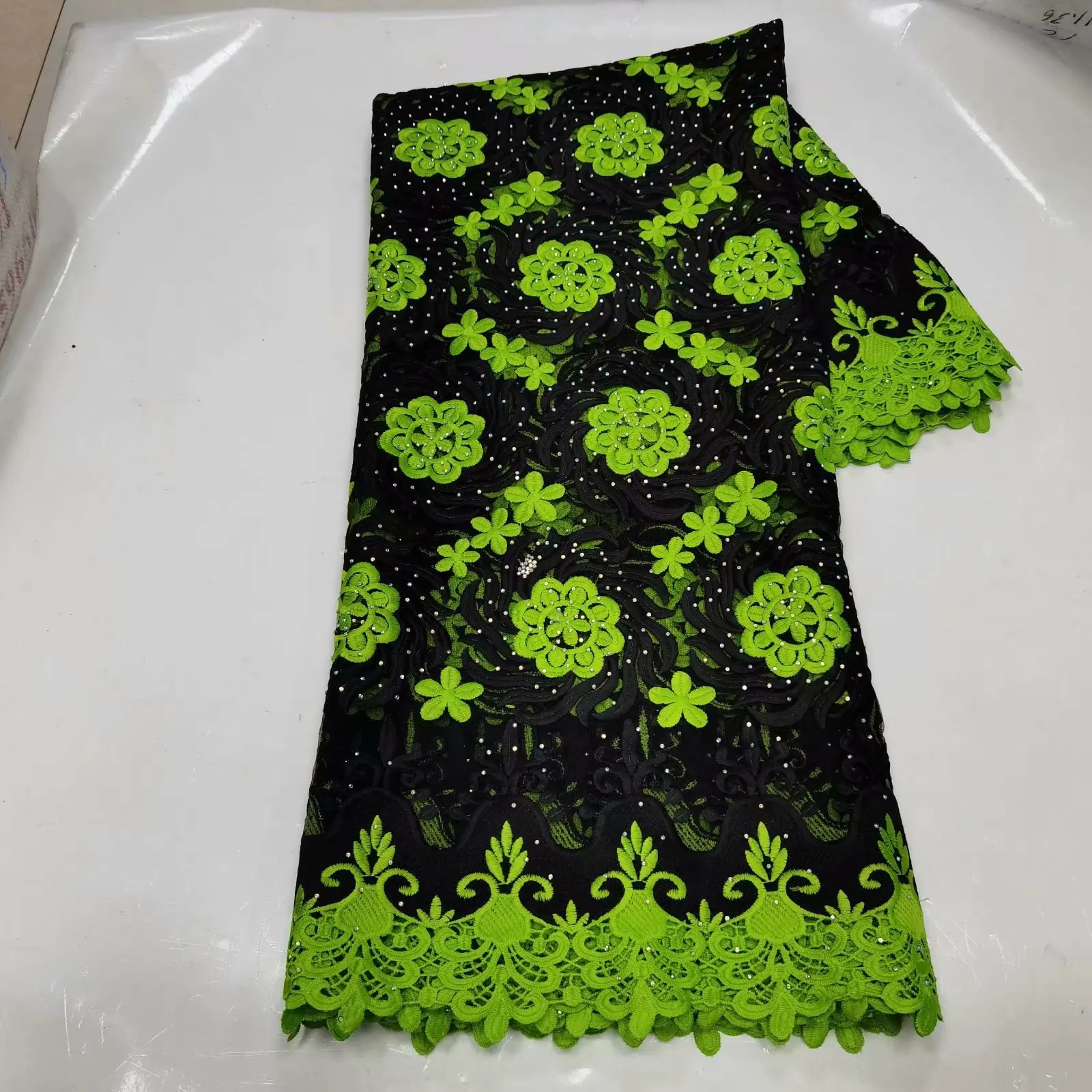 

pink African Lace Fabric 2021 High Quality Lace Nigerian Sequin Lace Fabric French Milk Silk Fabric For Wedding Dress