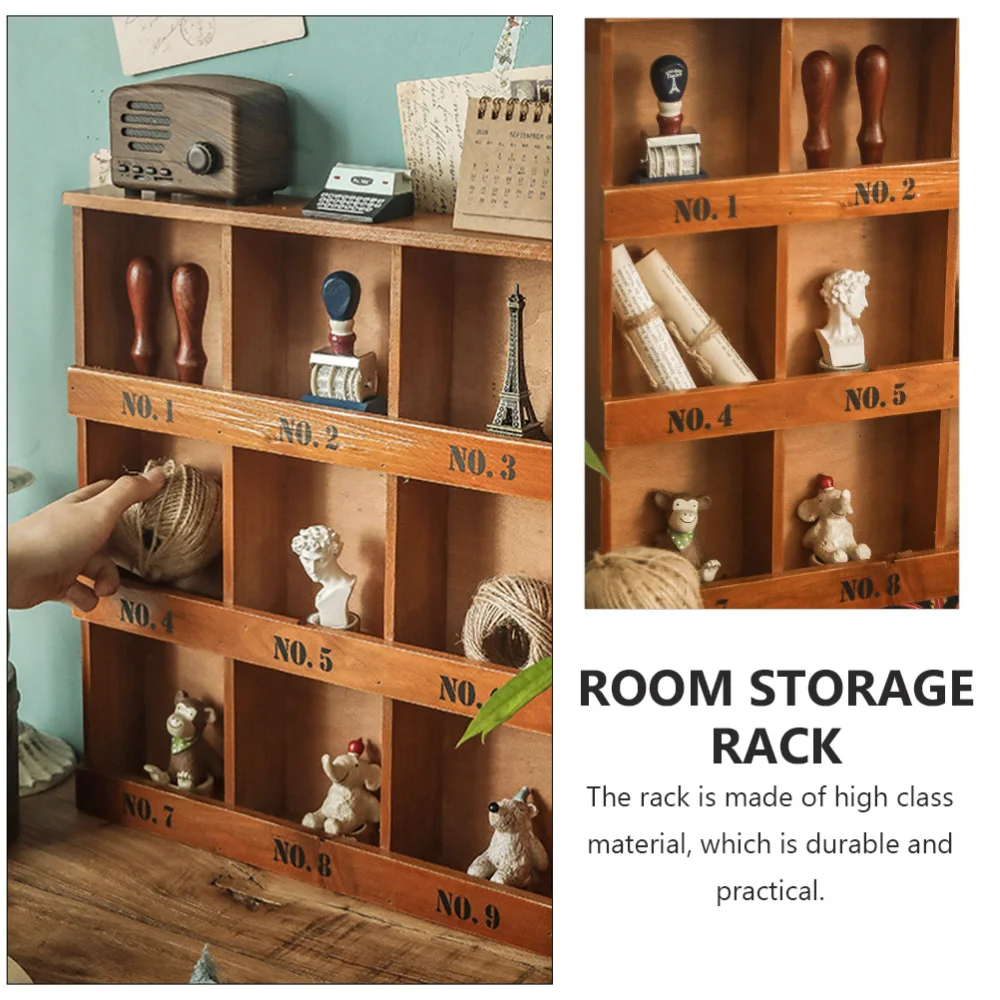 

1pc Home Desktop Sundries Rack Storage Shelf Compartment Multi-grid Shelf