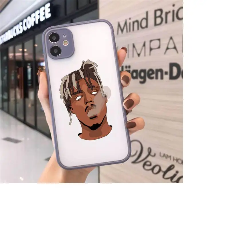 

Juice Wrld Death Race for Love Hop Rap Phone Cases matte transparent For iphone 7 8 11 12 plus mini x xs xr pro max cover