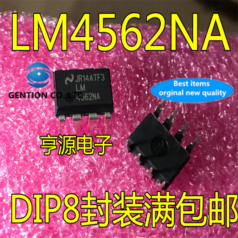 

10 шт. LM4562NA LM4562 dip-8 двойной операционный усилитель может обновить уровень лихорадки в наличии 100% новый и оригинальный